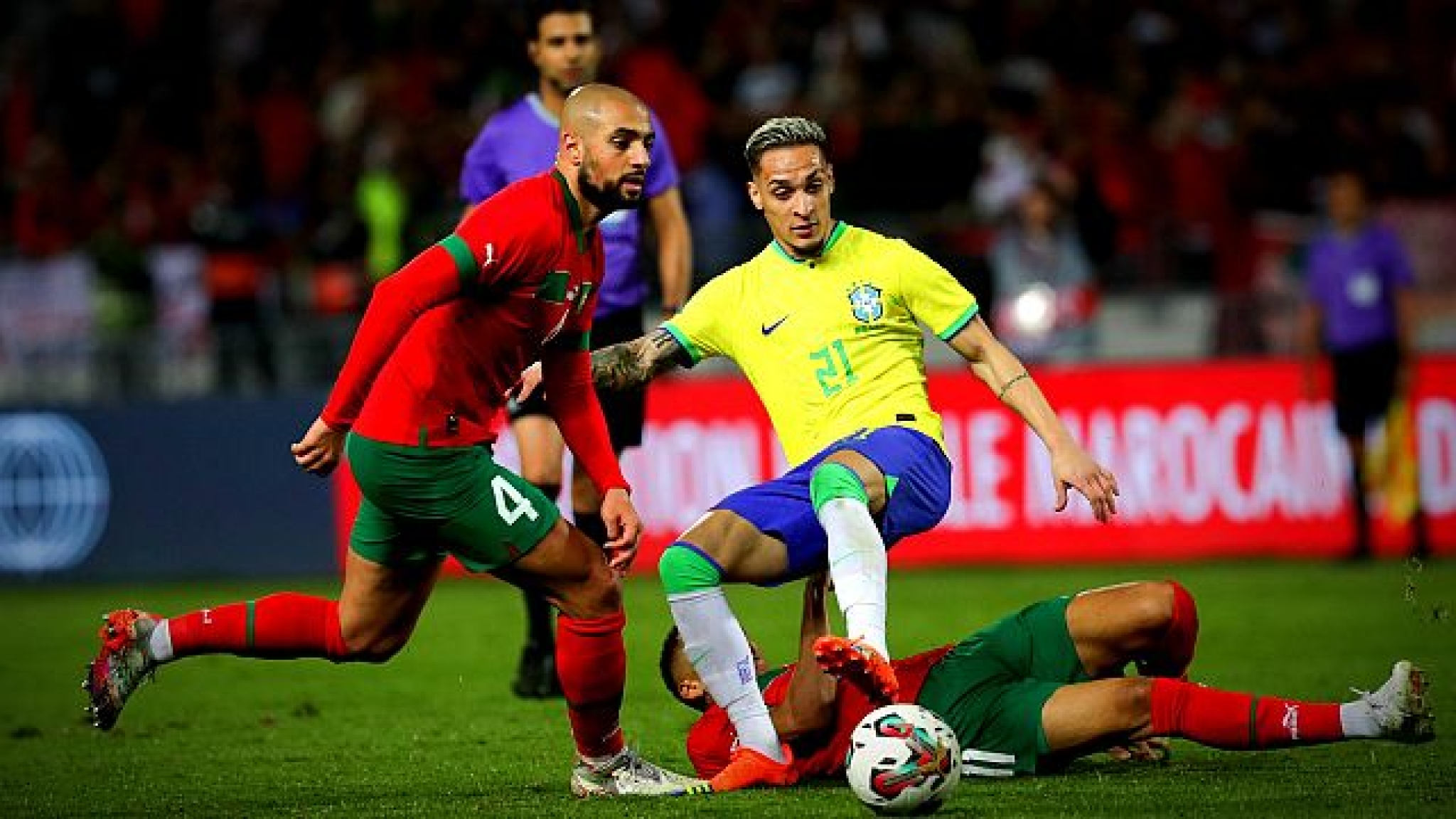 Morocco stunned Brazil 2-1 in Saturday’s friendly Morocco stunned Brazil 2-1 in Saturday’s friendly