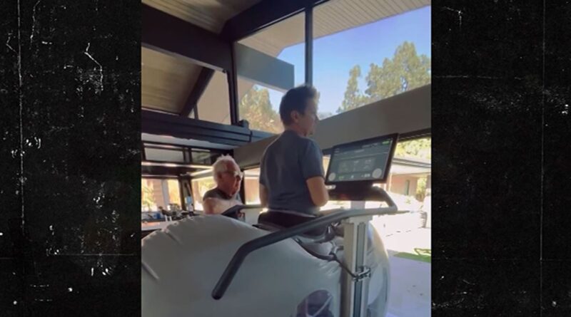 Jeremy Renner Walks in Anti-Gravity Treadmill After Snowplow Accident