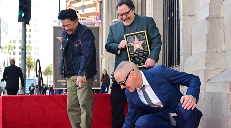 Robert Downey Jr.’s Gum From Jon Favreau Walk of Fame Hits eBay for $55k