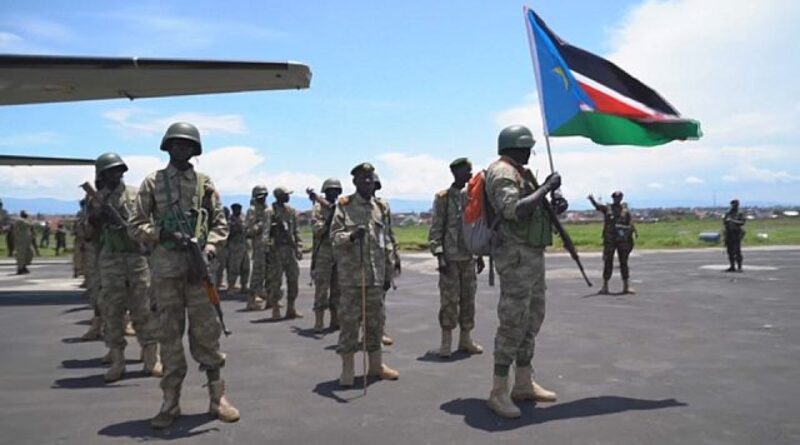 First batch of South Sudanese troops land in eastern DRC