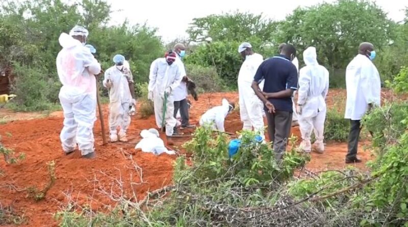 21 bodies have been dug up on land owned by controversial pastor in Kenya