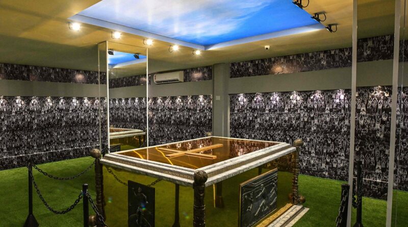 Pelé’s Massive Tomb Opens To Public In Brazil, Features Turf & Life-Size Statues