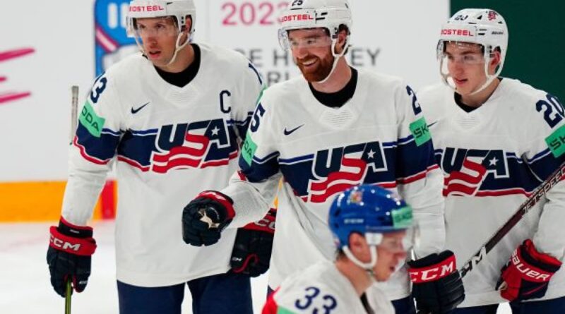 Unbeaten U.S. reaches hockey worlds semifinals