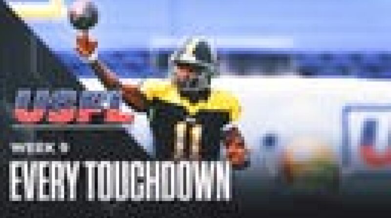 USFL: Every Touchdown of Week 9 | USFL Highlights