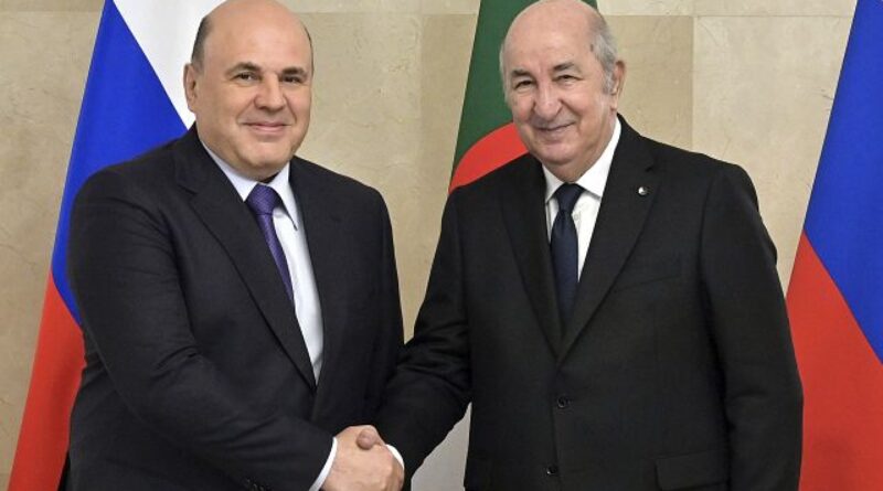 Algeria’s president on a 3-day state visit to Russia