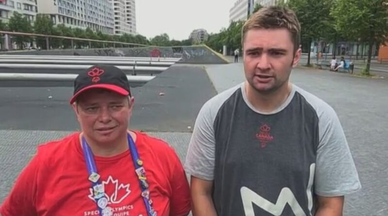 ‘Just another day in the office,’ Canadian swimmer jokes after team wins Special Olympics gold