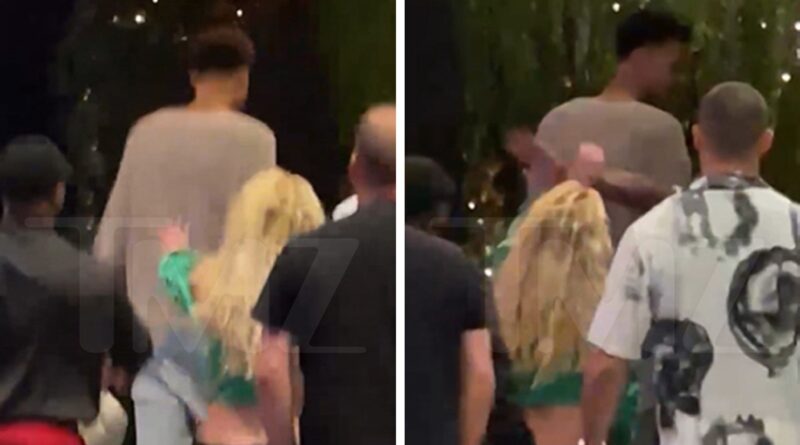 Britney Spears Slap Video Shows She Tapped Victor Wembanyama, Didn’t Grab Him