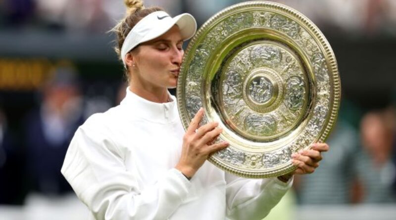 Unseeded Vondrousova claims Wimbledon title