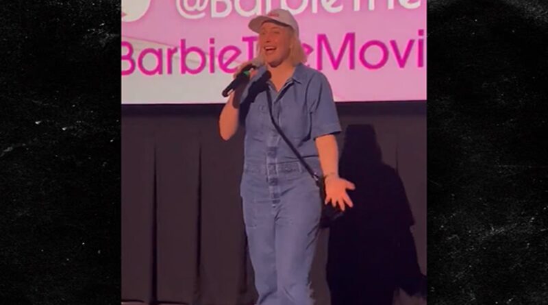 ‘Barbie’ Director Greta Gerwig Surprises Fans At NYC Screening