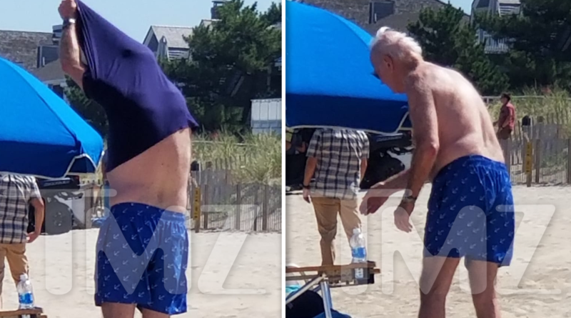 President Biden Goes Shirtless for Another Delaware Beach Day