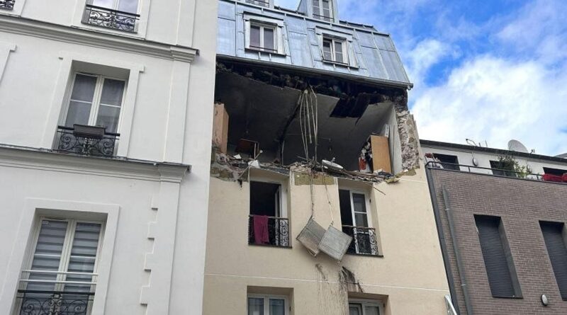 Five injured in Paris building blast