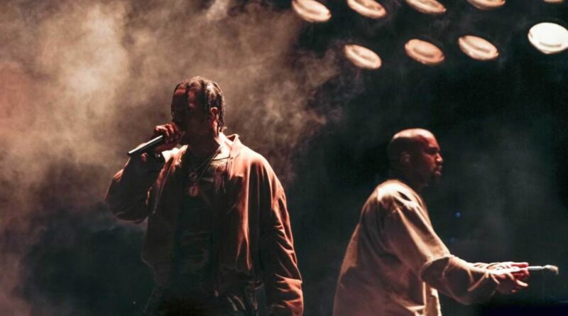 Kanye West Joins Travis Scott Onstage During ‘Utopia’ Rome Concert