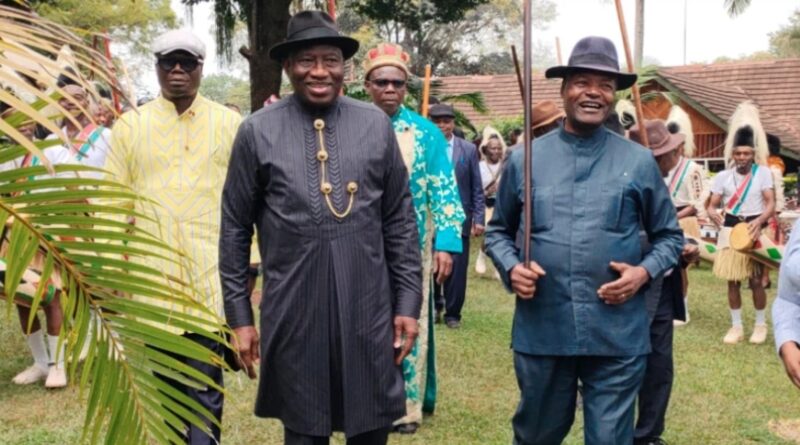 Ex-Nigeria President Goodluck Jonathan Attends Nephew’s Wedding In Embu