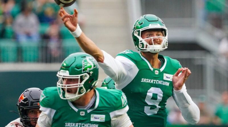 Dolegala, Roughriders beat Lions 34-29 to wrap up Week 11 in the CFL