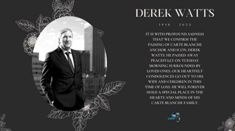 South Africa: Tributes to ‘National Treasure’ and Broadcasting Legend Derek Watts Pour In