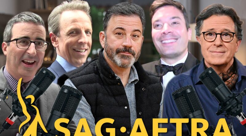 SAG-AFTRA All Good with Late Night Hosts’ Podcast, ‘Strike Force Five’