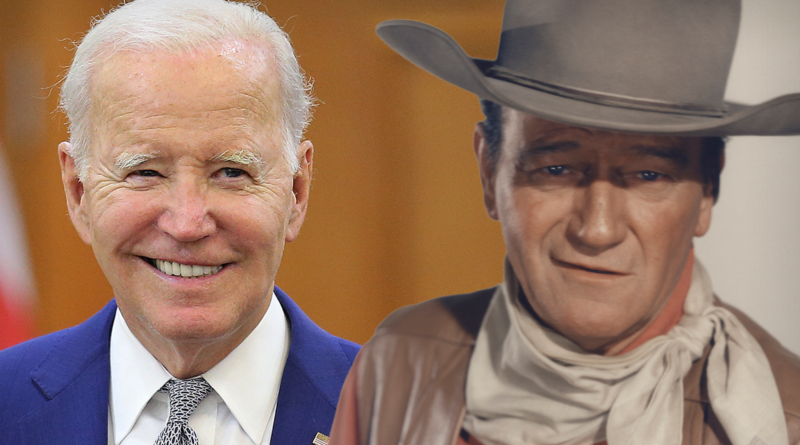 Biden Makes ‘John Wayne’ Dog-Faced, Pony Soldier Reference Again