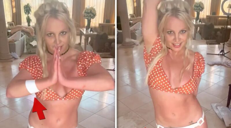 Britney Spears Has Bandage on Arm, Cut on Leg After Posting Dancing Knife Video