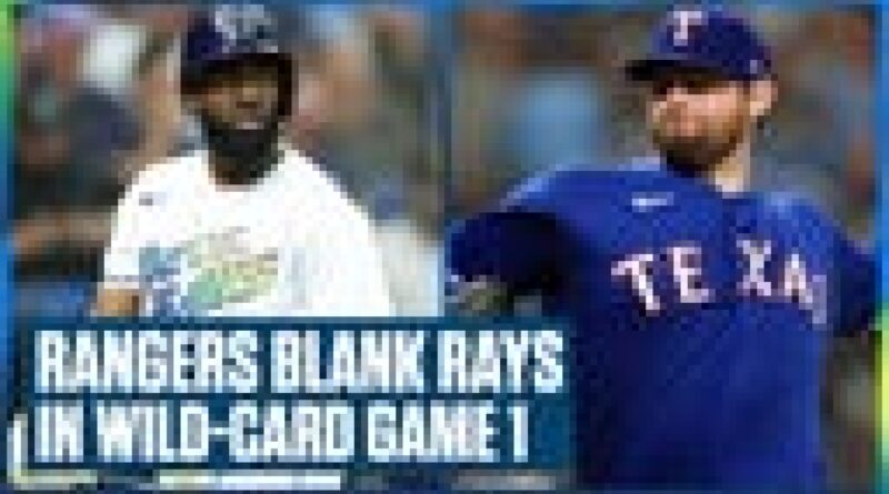 Texas Rangers beat the Tampa Bay Rays behind Jordan Montgomery’s stellar start | Flippin’ Bats