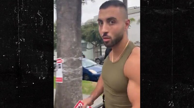 Fitness Trainer Rips Down Kidnapped Israeli Kids Poster Outside Gold’s Gym In Venice