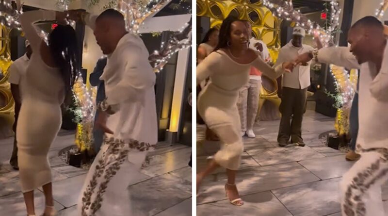 Russell Westbrook Dances W/ Wife At 35th Birthday Bash