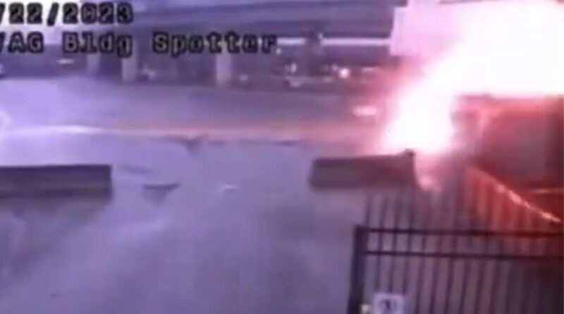 Video Shows Moment Car Explodes at U.S.-Canada Border Near Niagara Falls