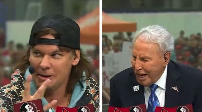 Theo Von Baffles Lee Corso With His Picks on ESPN’s ‘College GameDay’