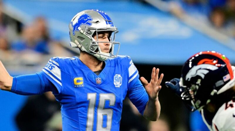 Lions QB Jared Goff up to 4 touchdown throws against Denver Broncos