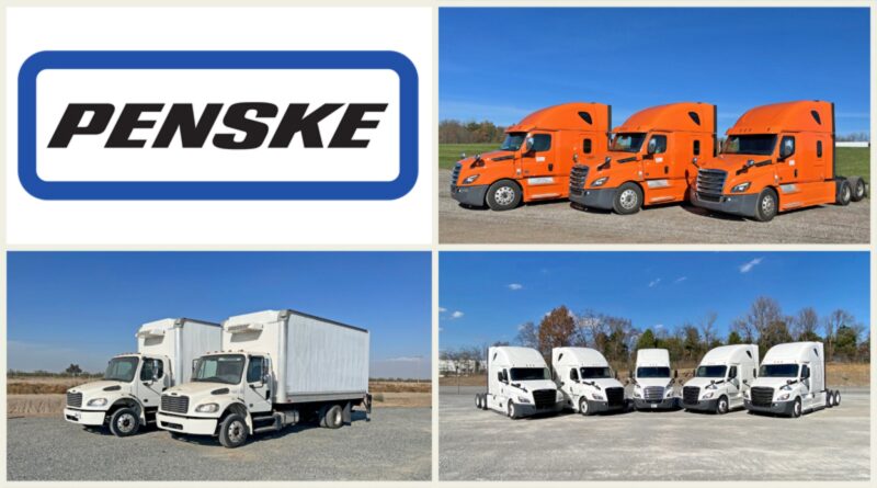 Hundreds of Penske fleet trucks selling at upcoming auctions across North America