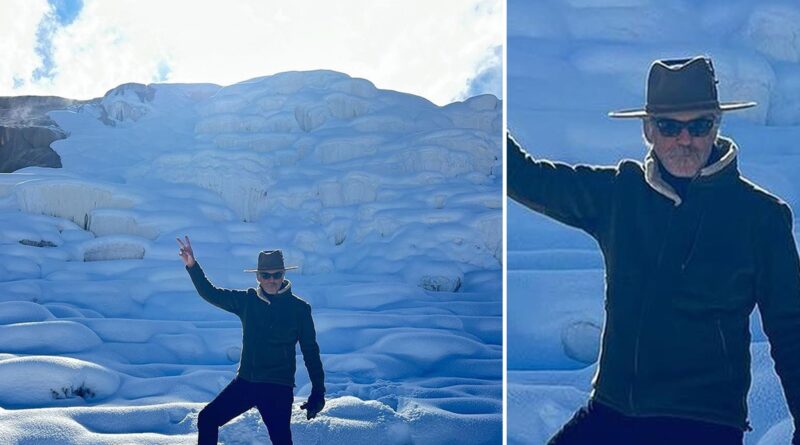 Pierce Brosnan Mammoth Terraces Photo Resurfaces After Yellowstone Citations