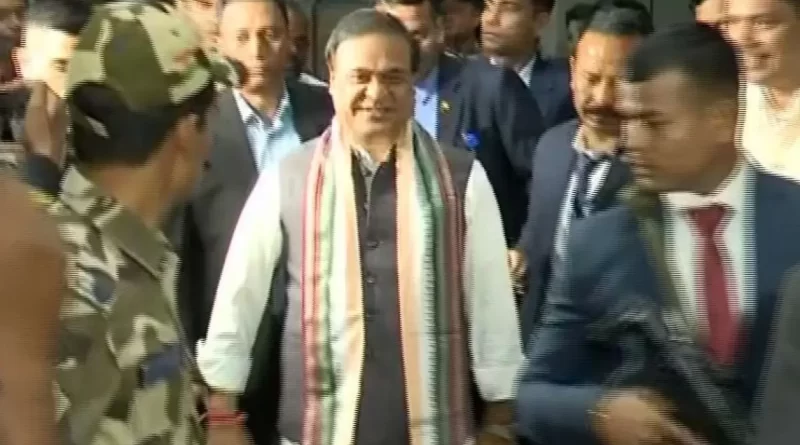 Assam CM Himanta Biswa Sarma arrives in Bhubaneswar to attend OTV’s ‘Foresight 2024’ programme