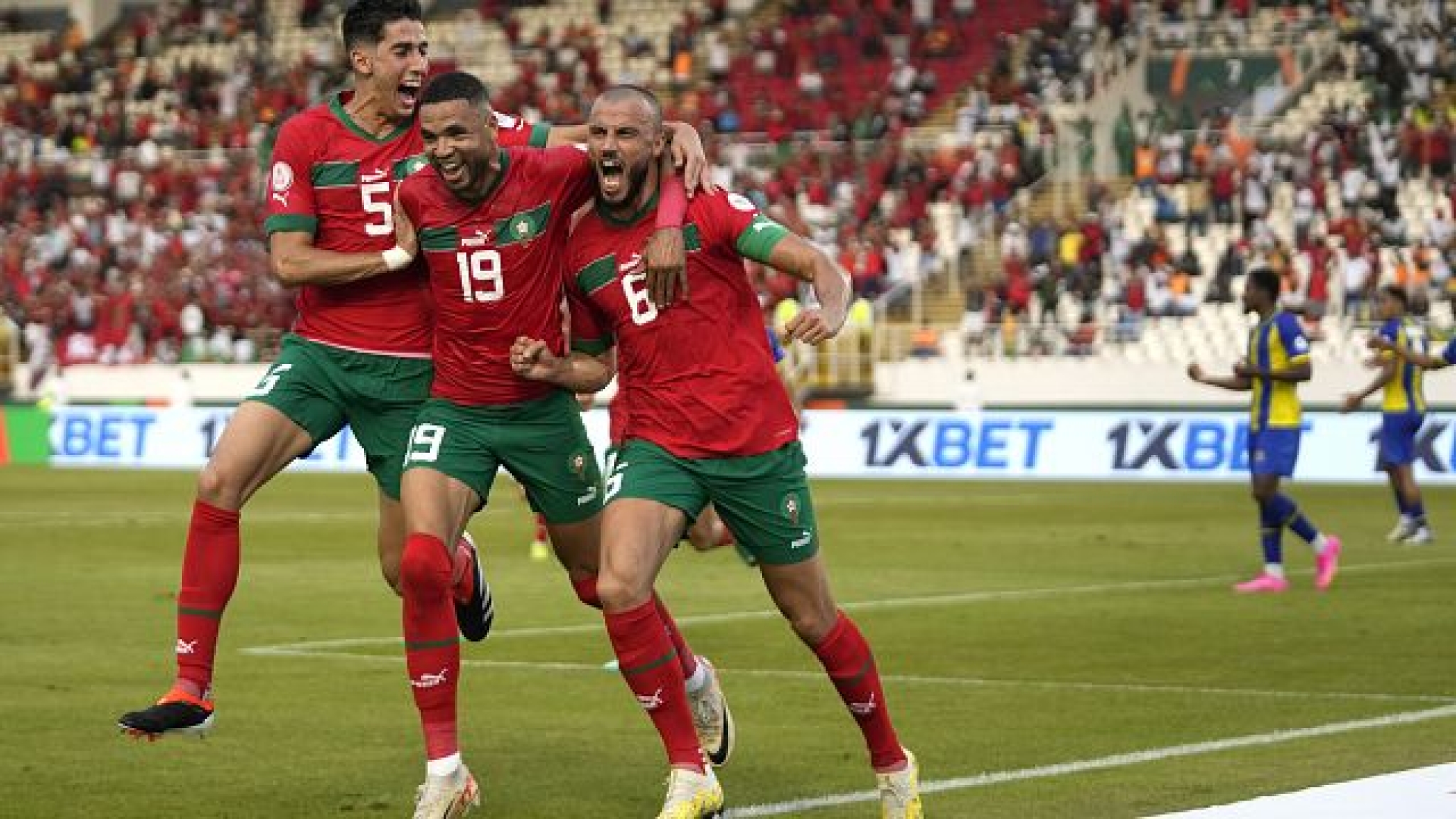 Morocco eases to 3-0 win over Tanzania in Africa Cup opener Morocco eases to 3-0 win over Tanzania in Africa Cup opener