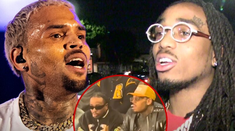 Chris Brown’s Quavo Feud Alive and Well After Paris Fashion Show Run-in