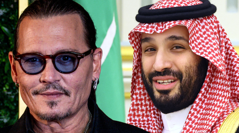 Johnny Depp Has ‘Bromance’ with Saudi Arabia’s Prince Mohammed bin Salman