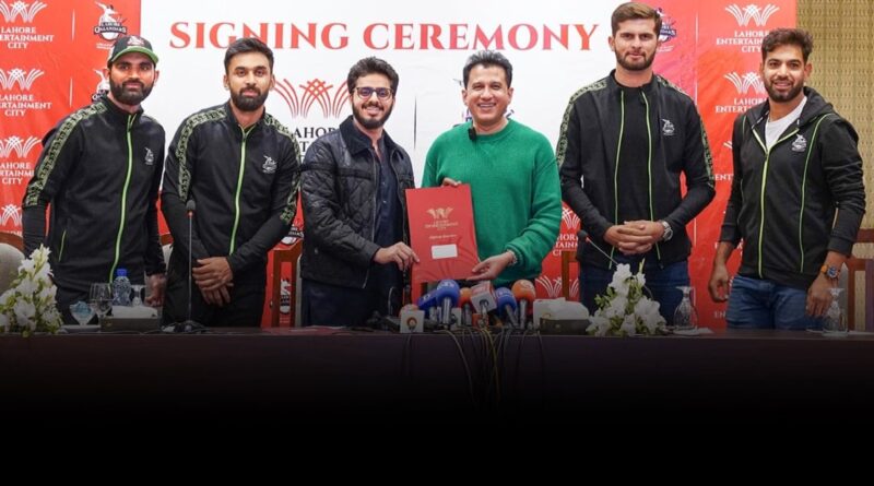 Lahore Entertainment City Joins Hands with Lahore Qalandars as Platinum Partner for PSL Season 9