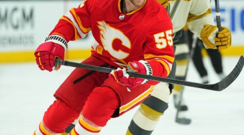 Knights land standout Flames defenseman Hanifin