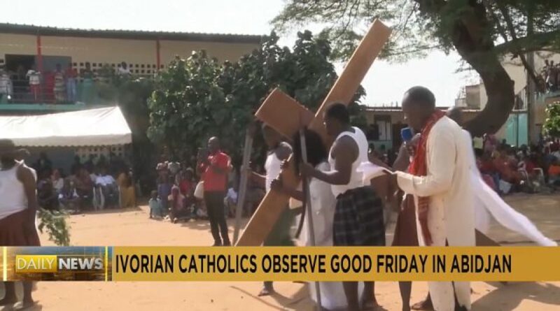 Ivorian Catholics observe Good Friday in Abidjan
