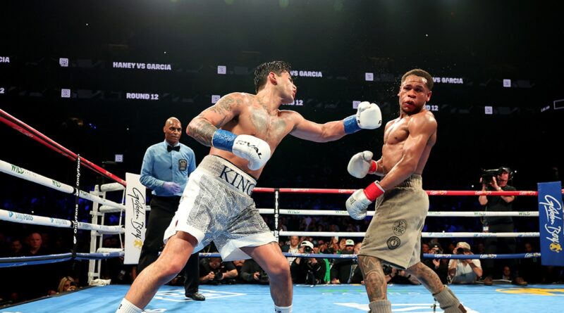 Boxer Ryan Garcia Beats Champ Devin Haney in 3 Knock Down Bout