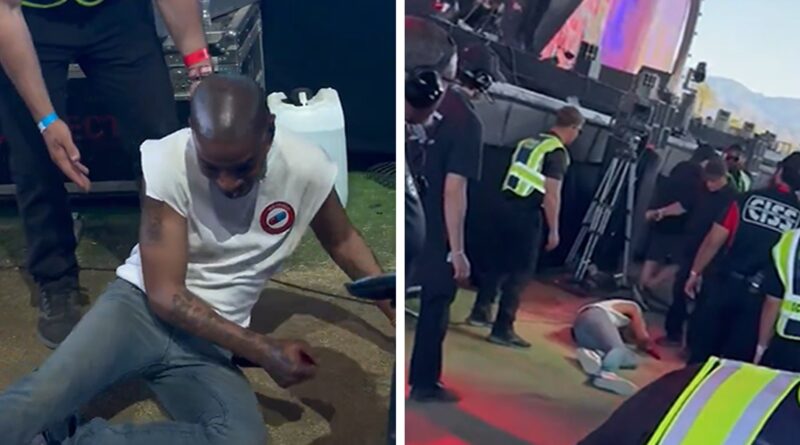 Kid Cudi Breaks Foot After Jumping Off Coachella Stage