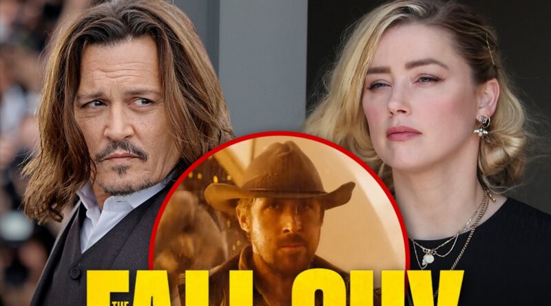 Ryan Gosling Movie ‘The Fall Guy’ Criticized For Johnny Depp, Amber Heard Joke