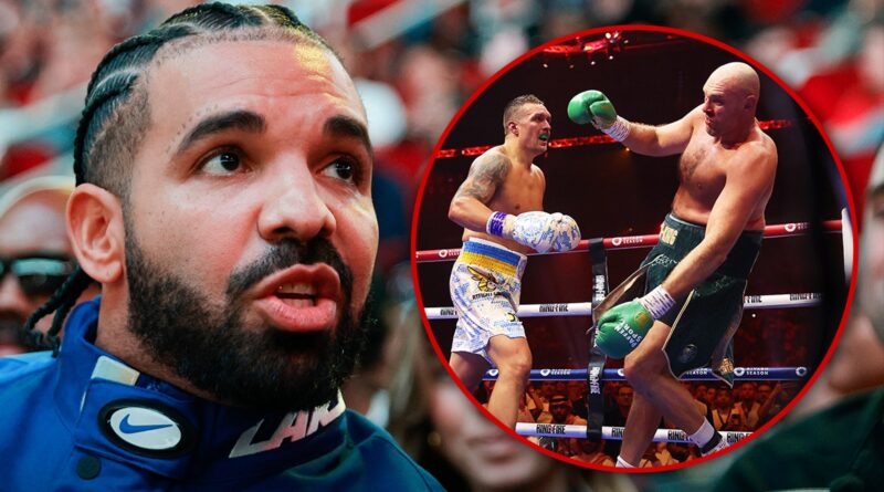 Drake Loses $565K Wager on Tyson Fury Boxing Match