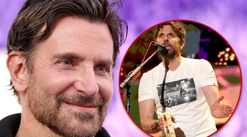 Bradley Cooper Plays with Pearl Jam, Hangs with Gigi Hadid at BottleRock