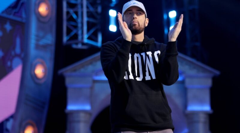 Eminem Performs Surprise ‘Sing For the Moment’ With Jelly Roll, Debuts ‘Houdini’ Live at All-Star Michigan Central Station Re-Opening