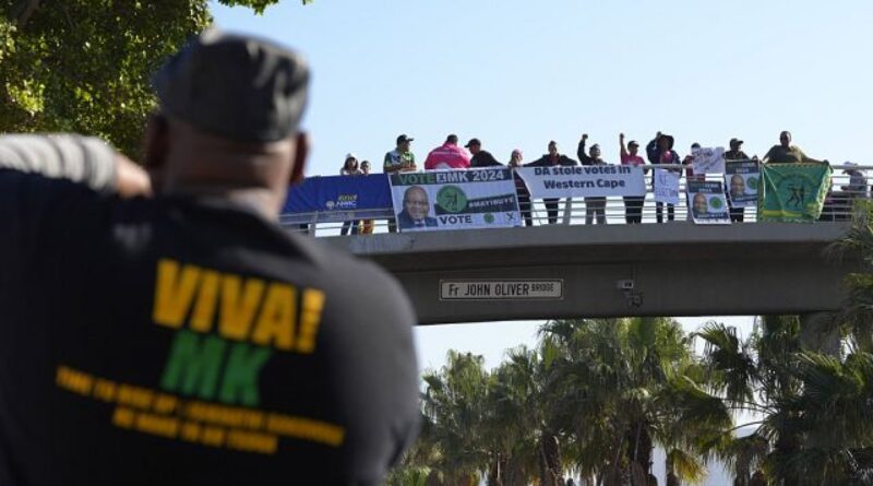 Isolated protests as South Africa parliament holds first sitting