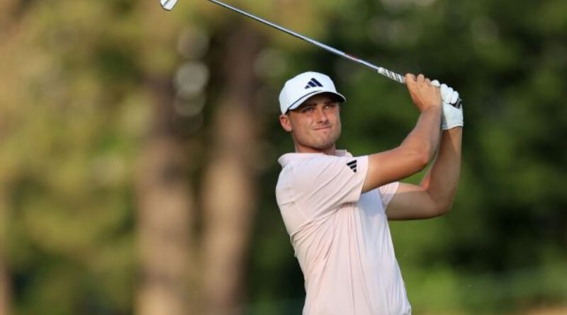 ‘Machine’-like Aberg seizes lead in 1st U.S. Open