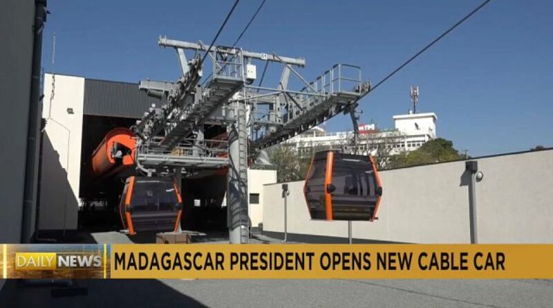 Madagascar’s capital launches cable cars to ease traffic jam