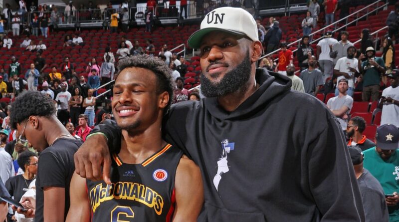 Family matters: Lakers pick Bronny to join dad