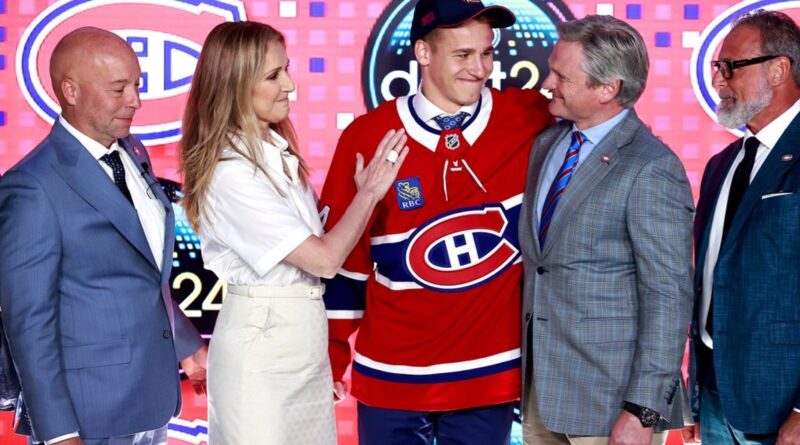 Celine Dion Announces Montreal Canadiens’ First-Round Pick at 2024 NHL Draft: ‘Like a Movie’