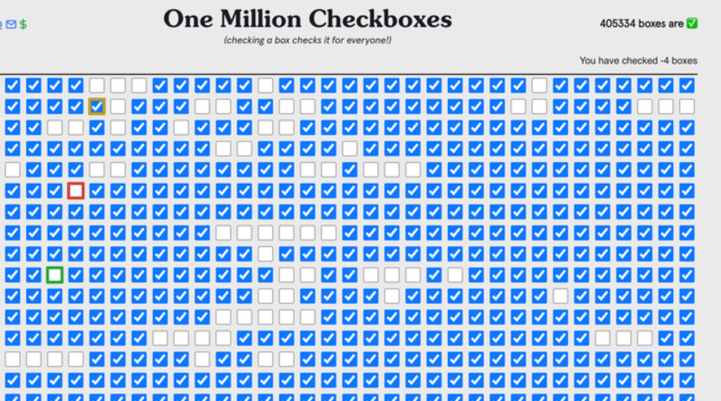 Waste Your Life Playing This Game Where You Check Boxes Forever