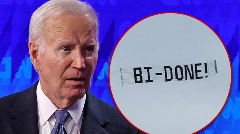 Biden Holds Fundraiser as Bi-Plane Flies Overhead with Sign ‘BI-DONE!’